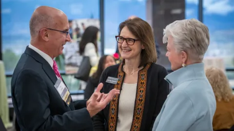 Chancellor Sobanet at the HEROES Donor Reception 2025